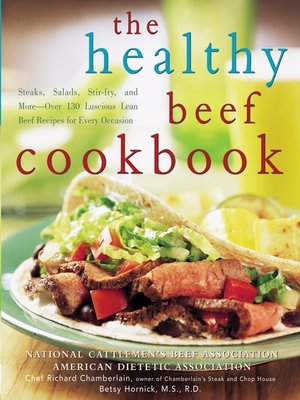 cover image of The Healthy Beef Cookbook